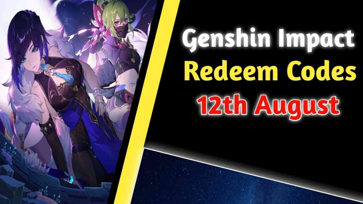 Genshin Redeem Codes