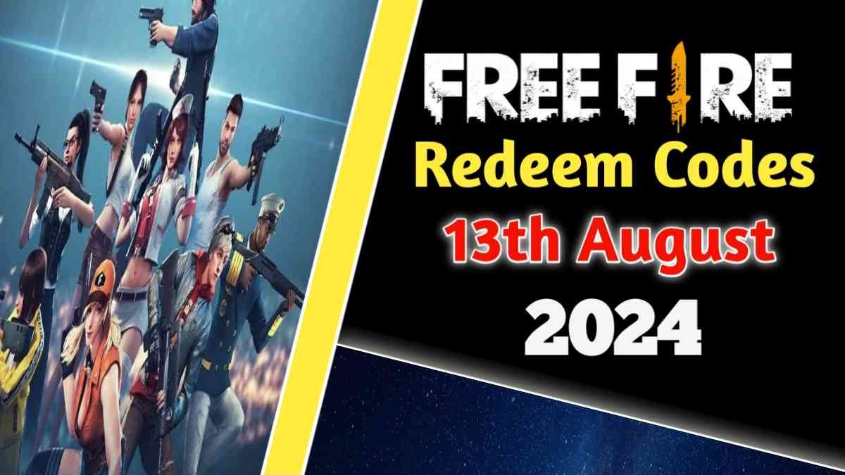 Free Fire Max redeem Codes 13th August 2024